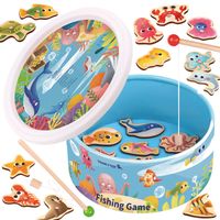 TOOKY TOY Gra Zręcznościowa Łowienie Rybek Wędkowanie