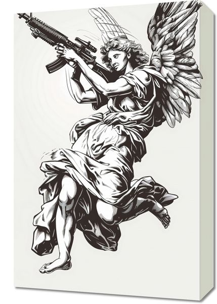 Obraz 40x60cm Anioł Wojny zdjęcie 1