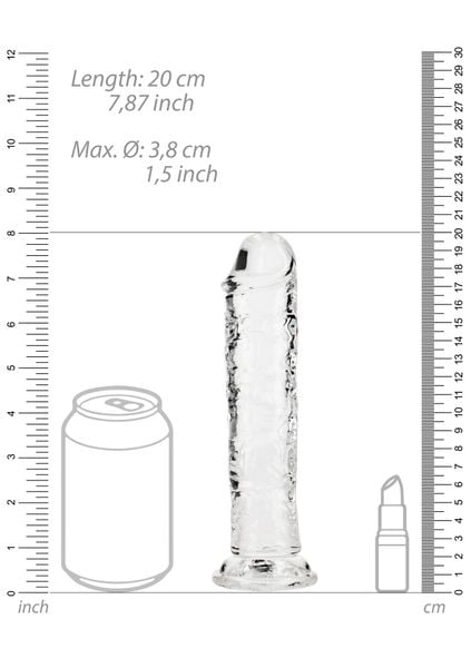 Straight Realistic Dildo With Suction Cup - 7'' / 18 zdjęcie 6