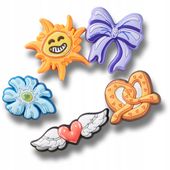 Crocs Przypinki Ozdoba Jibbitz Piny Charms Do Butów Doodle 5 Pack