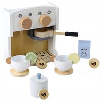 Drewniany Ekspres Do Kawy i Herbarty + Akcesoria