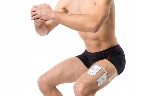 Elektrody TENS żelowe do elektrostymulatora EMS duże 10x5cm, 16 szt. na Arena.pl