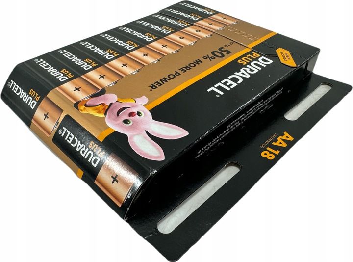 Bateria alkaliczna Duracell Plus AA LR6 MN1500 18 sztuk ORYGINAŁ zdjęcie 5