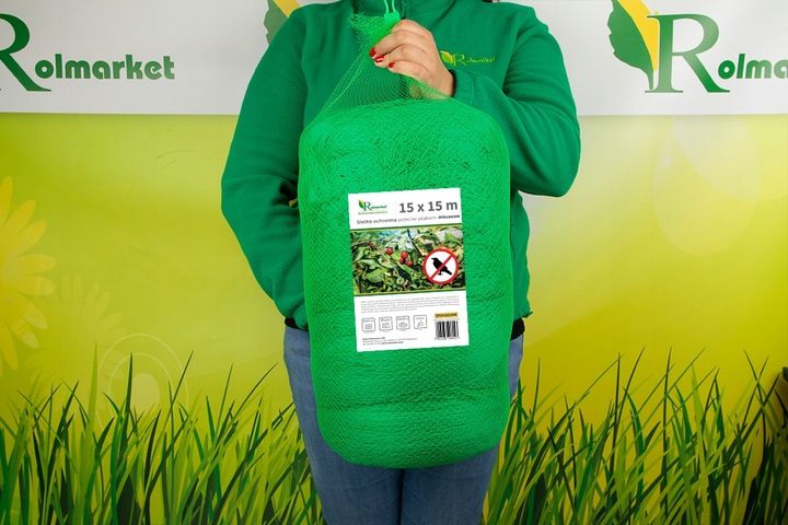 Siatka ochronna na oczko wodne basen liście 15x15m +KOTWY przeciw liściom zdjęcie 12