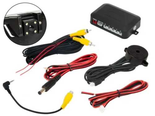 KAMERA COFANIA W RAMCE CZUJNIKI PARKOWANIA ZESTAW na Arena.pl