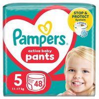 PAMPERS PANTS 5 ROZMIAR PIELUCHOMAJTKI DLA DZIECI 12-17kg MINI ZAPAS 48szt