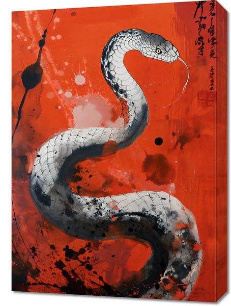 Obraz 50x70cm Smoczy Oddech Węża zdjęcie 1