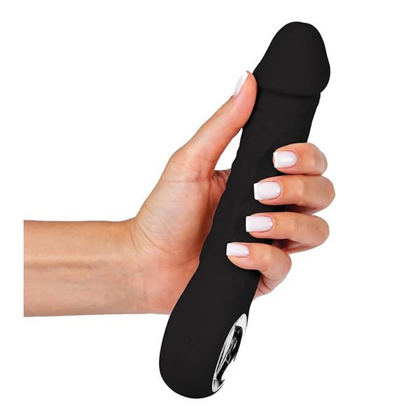 Black Vibrator - 10 Different Modes Of Vibration And Heating Function zdjęcie 4
