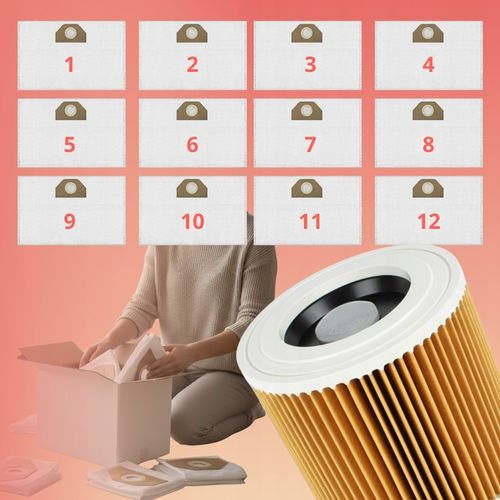 12X WORKI DO ODKURZACZA KARCHER WD3 WD2 PLUS FILTR WOREK KARCHER na Arena.pl