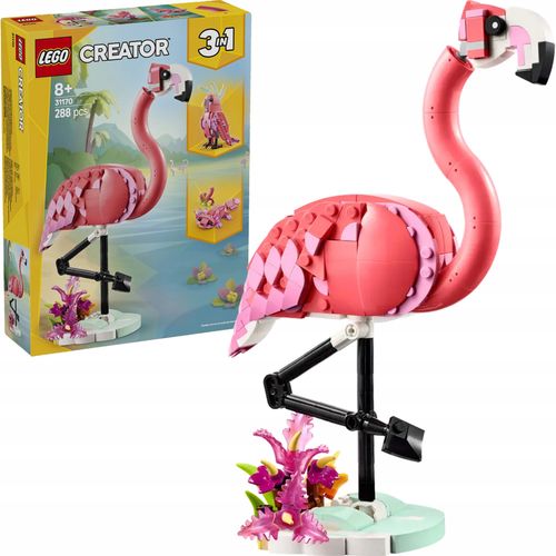31170 - lego creator - dzikie zwierzęta: różowy flaming na Arena.pl