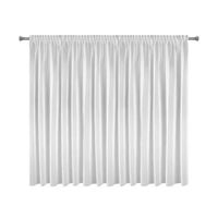 Firana gotowa EUROFIRANY Ella Line Sylvia 350 x 150 cm Biały
