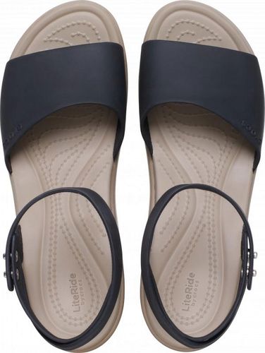 Damskie Sandały Koturn Crocs Brooklyn Ankle Strap 209406 Wedge 36-37 na Arena.pl