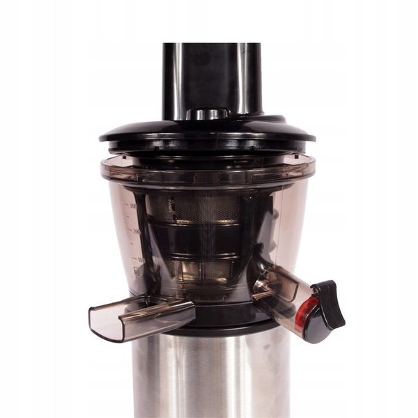 WYCISKARKA WOLNOOBROTOWA DO SOKÓW, sokowirówka wolnoobrotowa, srebrna zdjęcie 6