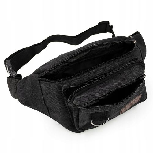Alessio NERKA Torebka SASZETKA BIODRÓWKA męska POJEMNA z paskiem na Arena.pl