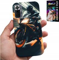 ETUI DO XIAOMI NOTE 10 PRO - MOTOCYKLISTA MOTOR FAN MOTOCYKL + SZKŁO
