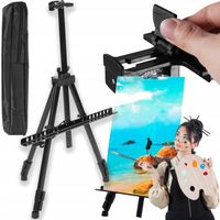 SZTALUGA MALARSKA DO MALOWANIA ALUMINIOWA PLENEROWA TRÓJNOŻNA + ETUI