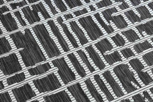RUG/LU/VINEA/LINES/BLACK+CREAM/160x220 na Arena.pl