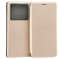 beline etui book magnetic infinix note40 pro złoty /gold