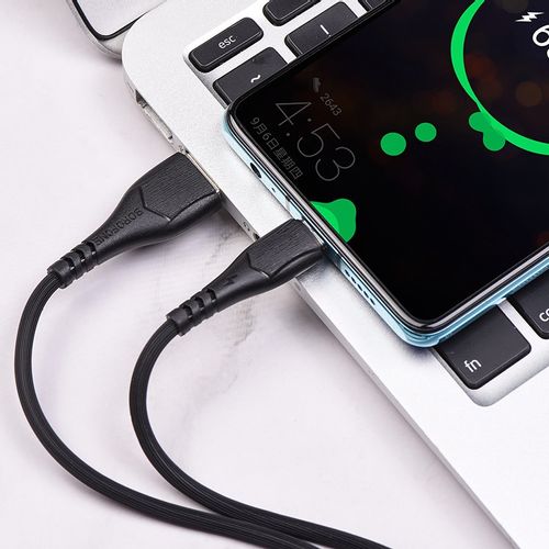 Borofone - kabel USB-A do USB-C 1m czarny na Arena.pl