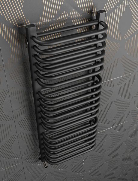 GRZEJNIK ŁAZIENKOWY OLD-SCHOOL 720x300 CZARNY MAT zdjęcie 5