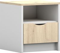 SYSTEM Szafka nocna JOY I meble młodzieżowe biały artisan