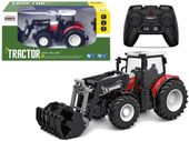 Traktor  Czerwony Zdalnie Sterowany 2,4 G Ruchoma Łyżka 1:24