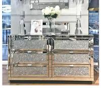 Lustrzana komoda z kryształkami Milion Diamonds Premium Glamour 125x73x40