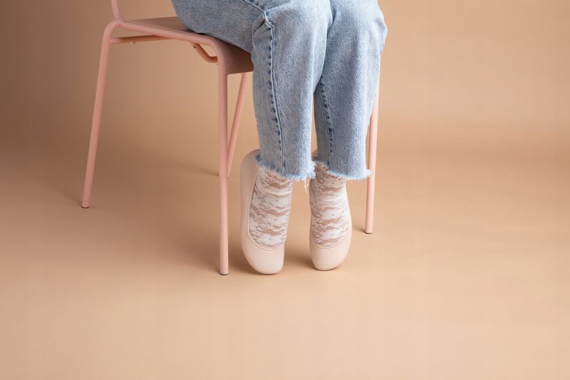 Damskie Wsuwane Buty Baleriny Baletki Brooklyn Flat 41-42 zdjęcie 9