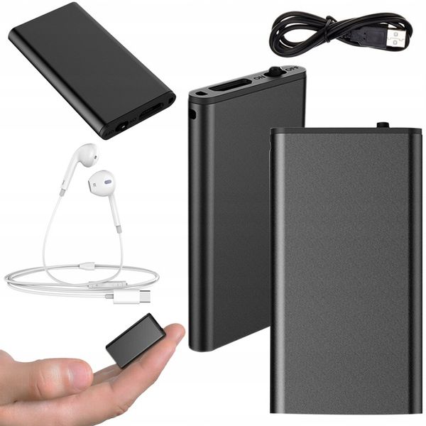 mini DYKTAFON SZPIEGOWSKI podsłuch AKTYWACJA GŁOSEM wymiary 4,2X2,2CM 32GB zdjęcie 11