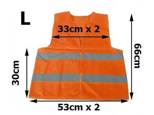 kamizelka odblaskowa pomarańczowa l na Arena.pl