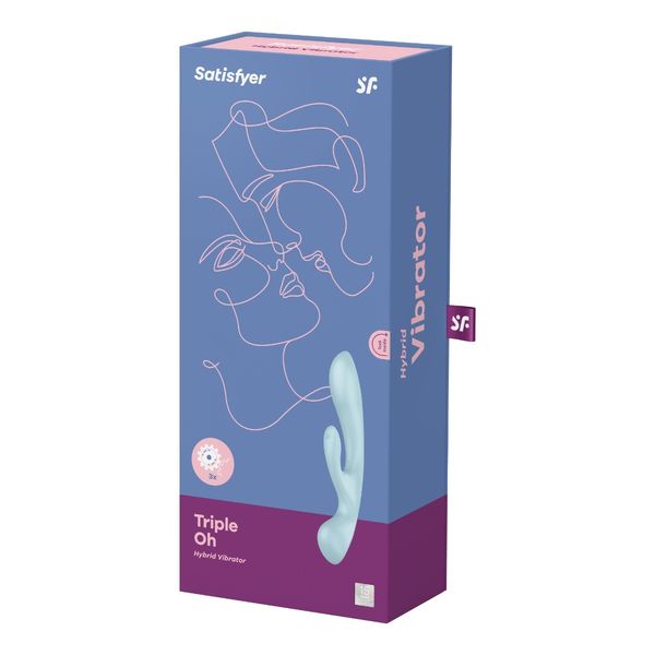 Satisfyer Triple Oh Light Blue zdjęcie 6