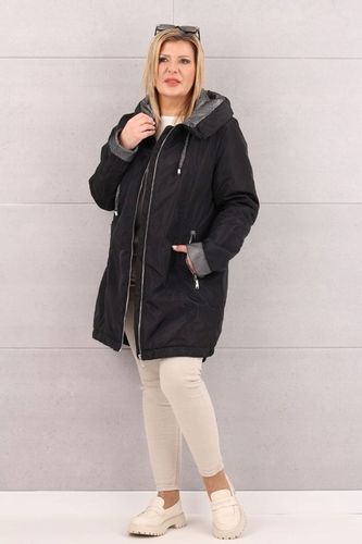 KURTKA DAMSKA PRZEJŚCIOWA Z KAPTUREM MODNA OVERSIZE DUŻE ROZMIARY na Arena.pl