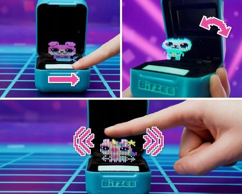 Zwierzątko interaktywne Spin Master Bitzee niebieski na Arena.pl