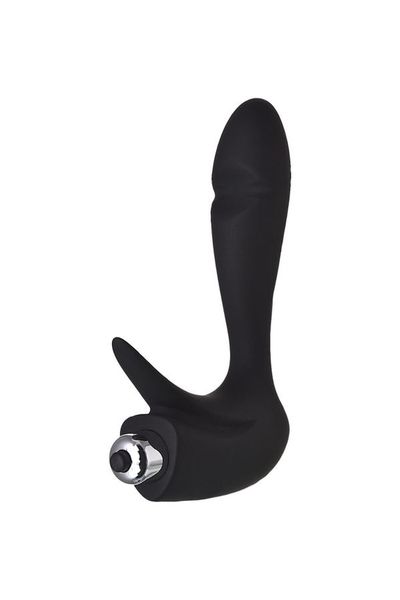 EROTIST First prostate stimulator, silicone, black, 14.4 cm zdjęcie 3
