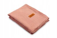 SENSILLO Dla Dzieci Kocyk Muślinowy Pink 75x100cm