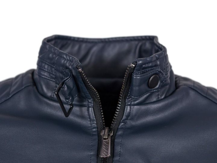 MĘSKA KURTKA SKÓRZANA GRANAT r.XXL REFREE A1406C-1 zdjęcie 5