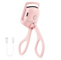 Elektryczna zalotka do rzęs różowa