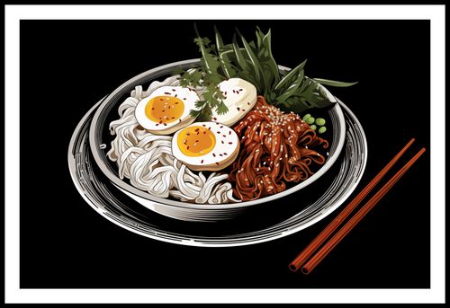Plakat 86,4x56,8cm Ramen w Sztuce na Arena.pl