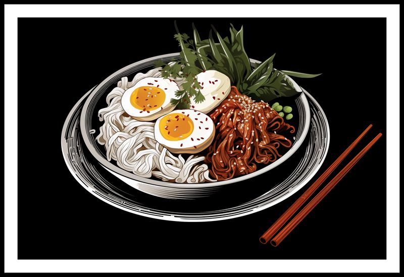 Plakat 86,4x56,8cm Ramen w Sztuce zdjęcie 3