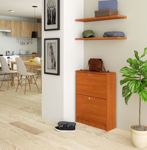 Szafka na buty 2 uchylne drzwiczki 60 cm - olcha na Arena.pl