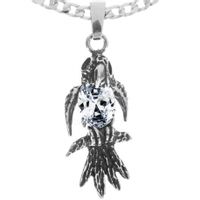 SREBRNY WISIOREK PAPUGA SREBRO PRÓBY 925