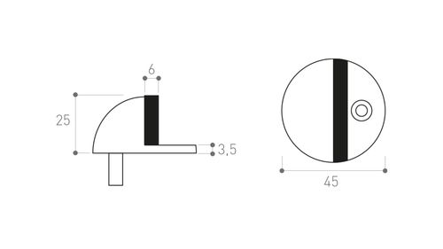 ODBOJNIK OGRANICZNIK DO DRZWI STAL PRZYKRĘCANY na Arena.pl