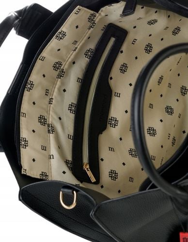 KLASYCZNA TORBA Z POMPONEM MONNARI MIEJSKA SHOPPER POJEMNA PREMIUM na Arena.pl