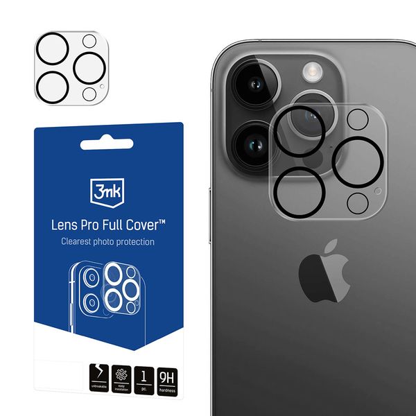 apple iphone 12 pro - 3mk lens pro full cover zdjęcie 3
