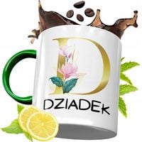 Kubek Zielony Dla Dziadka Na Prezent Urodziny Z Nadrukiem Ze Zdjęciem