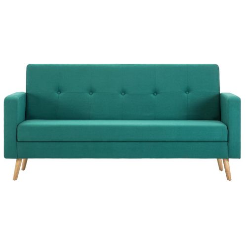 Sofa materiałowa, zielona na Arena.pl