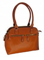 TOREBKA DAMSKA SKÓRZANA POJEMNA TORBA 3 KOMORY