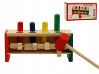 WBIJAK Z MŁOTKIEM ZABAWKA EDUKACYJNA PRZEBIJANKA