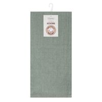 Ścierki kuchenne Karin bawełna komplet 50x70 cm zielone paski