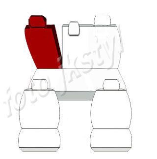 Pokrowce MIAROWE do Dacia Duster 1 FL 2013-2017r. P3 zdjęcie 3
